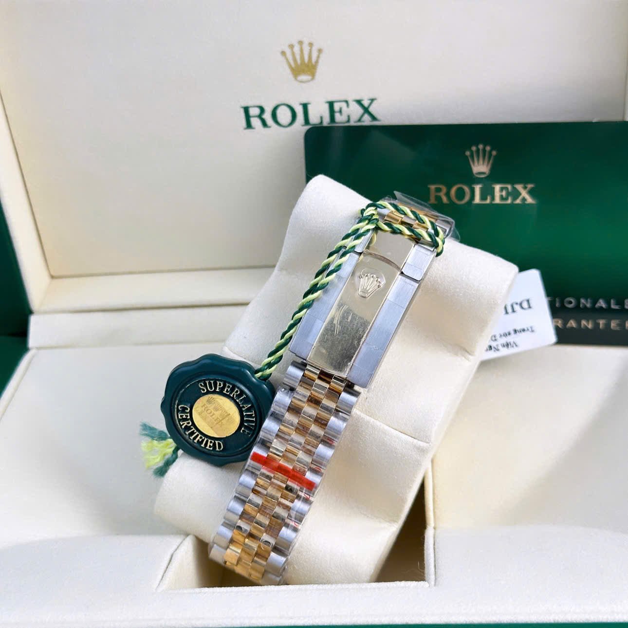 Rolex DateJust Gold Wrapped Watch Champagne Dial 41mm