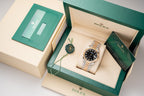 Rolex Date Just Black Dial Gold Wrapped Watch 36mm