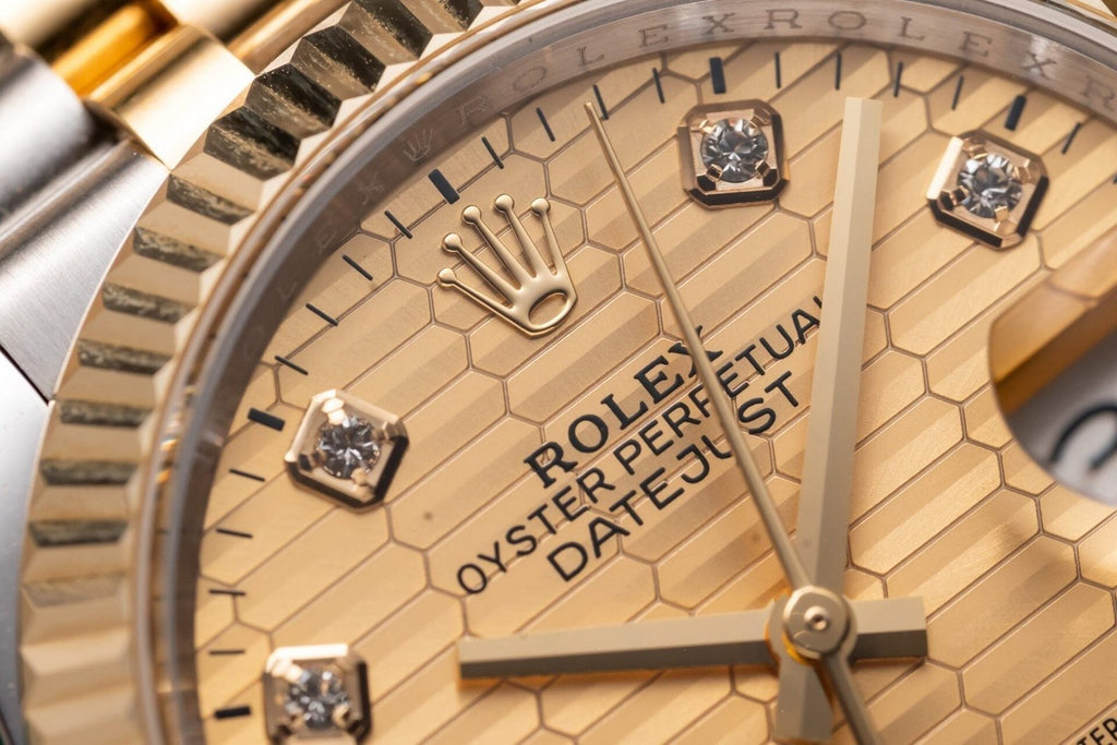 Rolex Watch Date Just Gold Wrapped Jubilee Strap 36mm