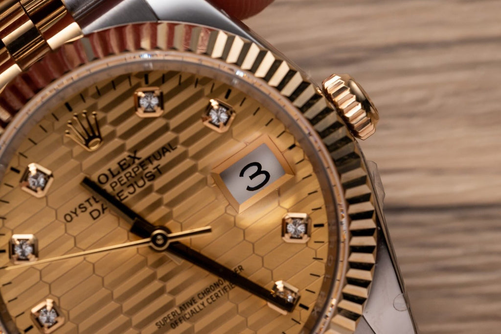 Rolex Watch Date Just Gold Wrapped Jubilee Strap 36mm