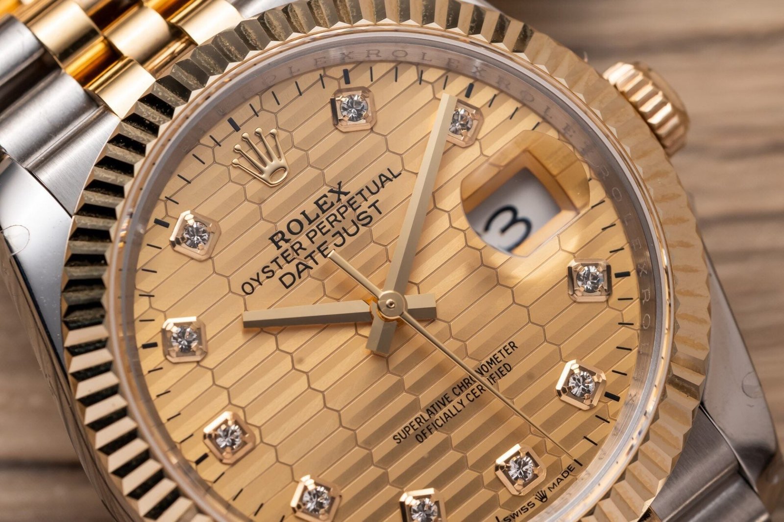 Rolex Watch Date Just Gold Wrapped Jubilee Strap 36mm