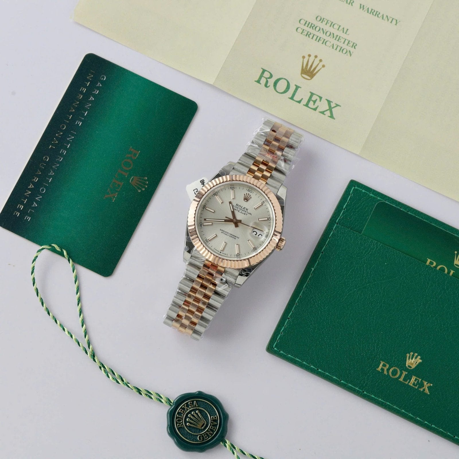 Rolex Date Just Watch Gold Wrapped Jubilee Strap 41mm