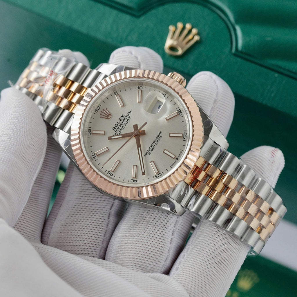 Rolex Date Just Watch Gold Wrapped Jubilee Strap 41mm
