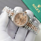 Rolex DateJust Watch Moissanite Diamonds 31mm