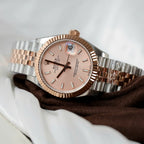Rolex DateJust Watch Pink Dial Jubilee Strap 31mm