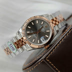 Rolex DateJust Watch Gray Dial Jubilee Strap 31mm