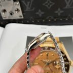 Rolex DateJust Women Demi Rose Gold Watch Pink Dial 31mm
