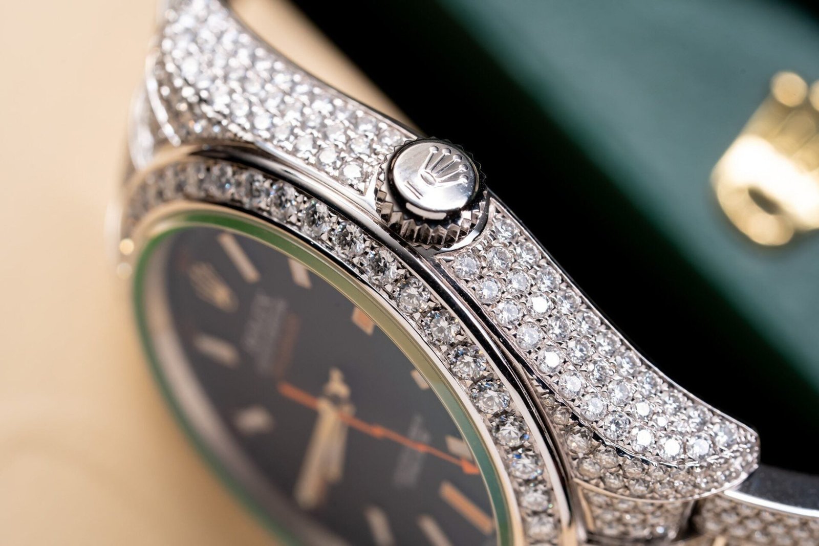 Rolex Watch With Moissanite Diamond Hong Kong 41mm