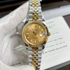 Rolex Date Just Watch Yellow Dial 36/41mm