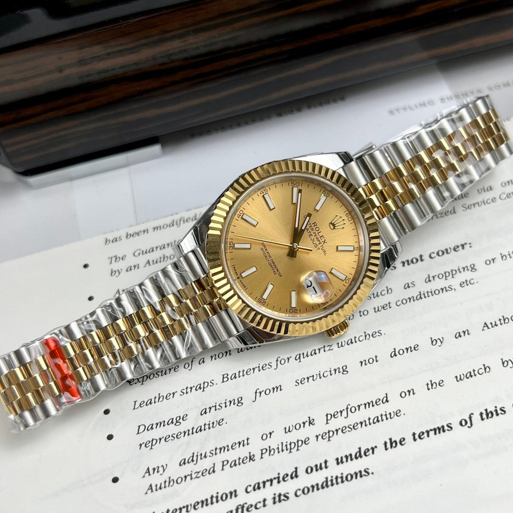 Rolex Date Just Watch Yellow Dial 36/41mm