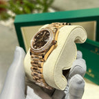 Rolex DateJust Watch Chocolate Dial Oyster Strap 31mm