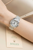 Rolex DateJust Lady Watch White Dial Roman Numerals 31mm