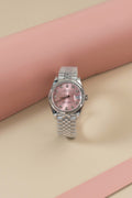 Rolex DateJust Lady Watch Pink Dial Jubilee Strap 31mm