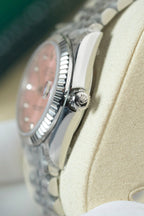 Rolex DateJust Lady Watch Pink Dial Jubilee Strap 31mm
