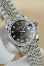 Rolex DateJust Lady Watch Gray Dial Jubilee Strap 31mm