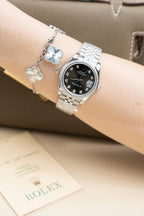 Rolex DateJust Lady Watch Gray Dial Jubilee Strap 31mm