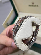 Rolex DateJust Dial Chocolate Watch Gold Wrapped 41mm