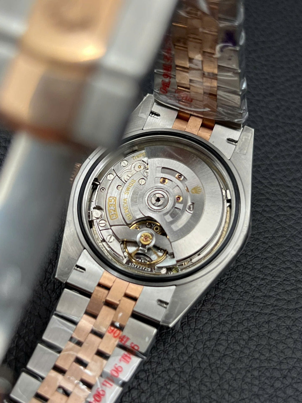 Rolex DateJust Dial Chocolate Watch Gold Wrapped 41mm