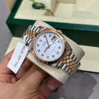 Rolex DateJust Dial Mother Of Pearl Gold Wrapped 41mm