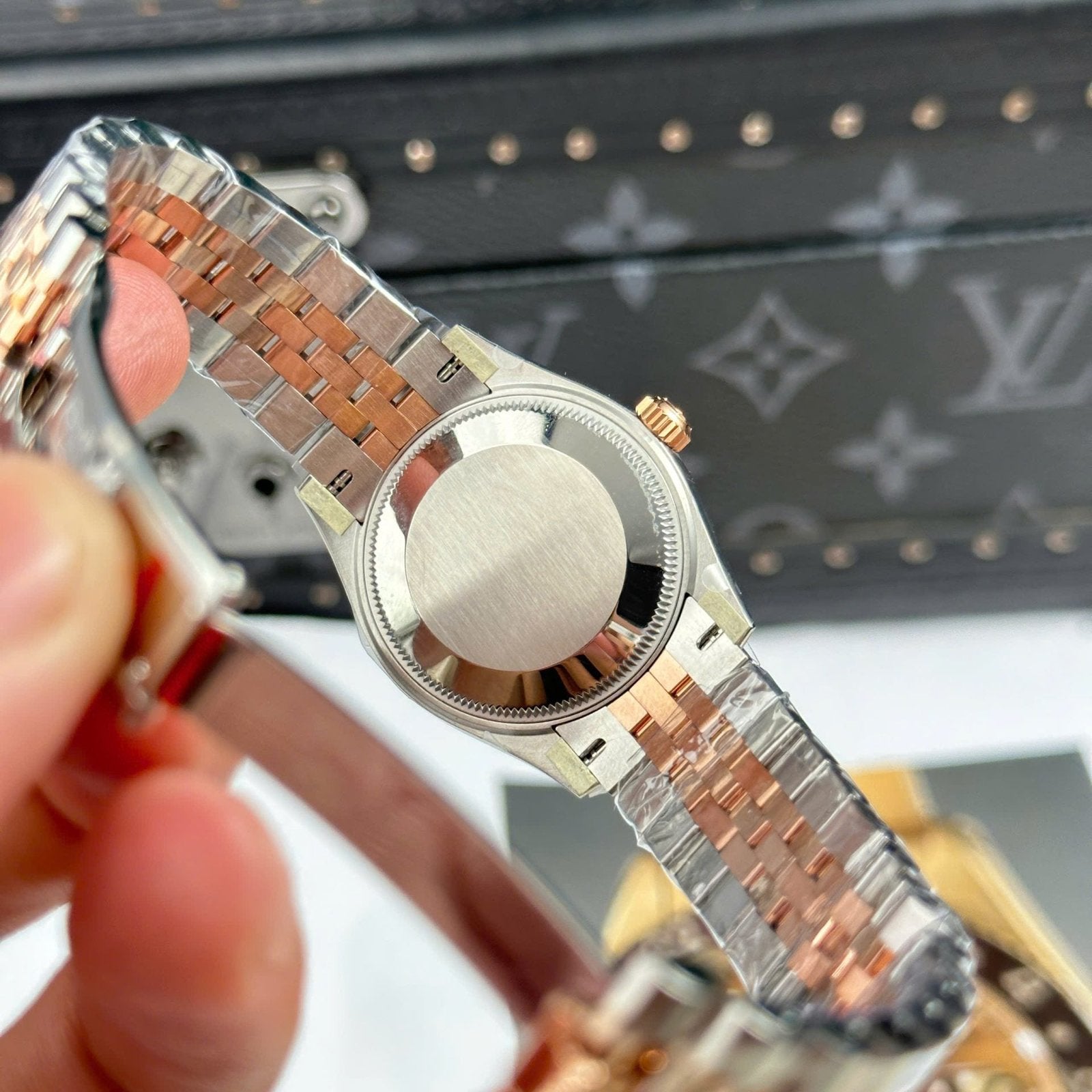Rolex DateJust Women Rose Gold Watch MOP Dial Jubilee Strap 31mm