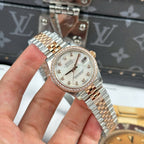 Rolex DateJust Women Rose Gold Watch MOP Dial Jubilee Strap 31mm