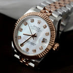 Rolex DateJust Dial MOP Watch Rose Gold 31mm