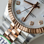 Rolex DateJust Dial MOP Watch Rose Gold 31mm