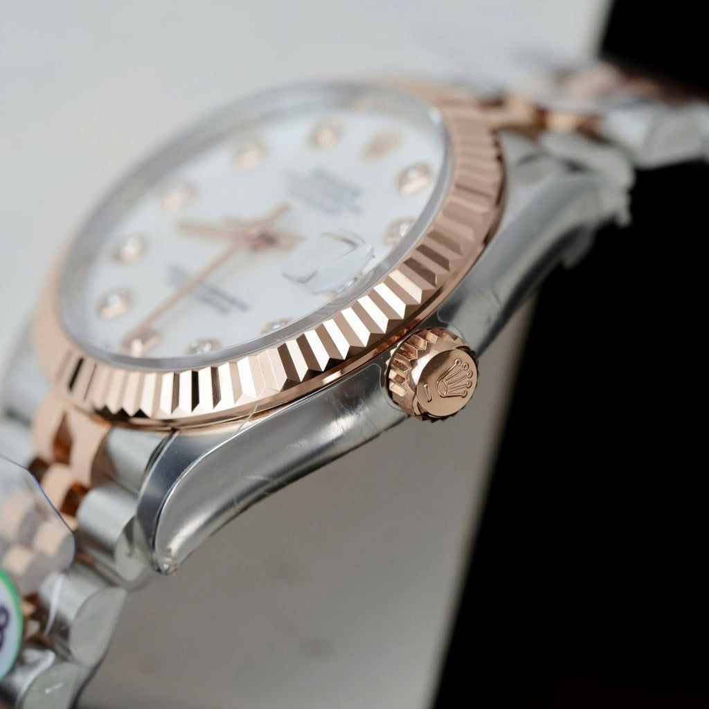 Rolex DateJust Dial MOP Watch Rose Gold 31mm