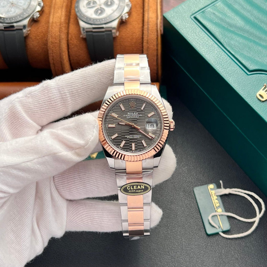 Rolex DateJust 126331 Watch Gray Dial Oyster Strap 41mm