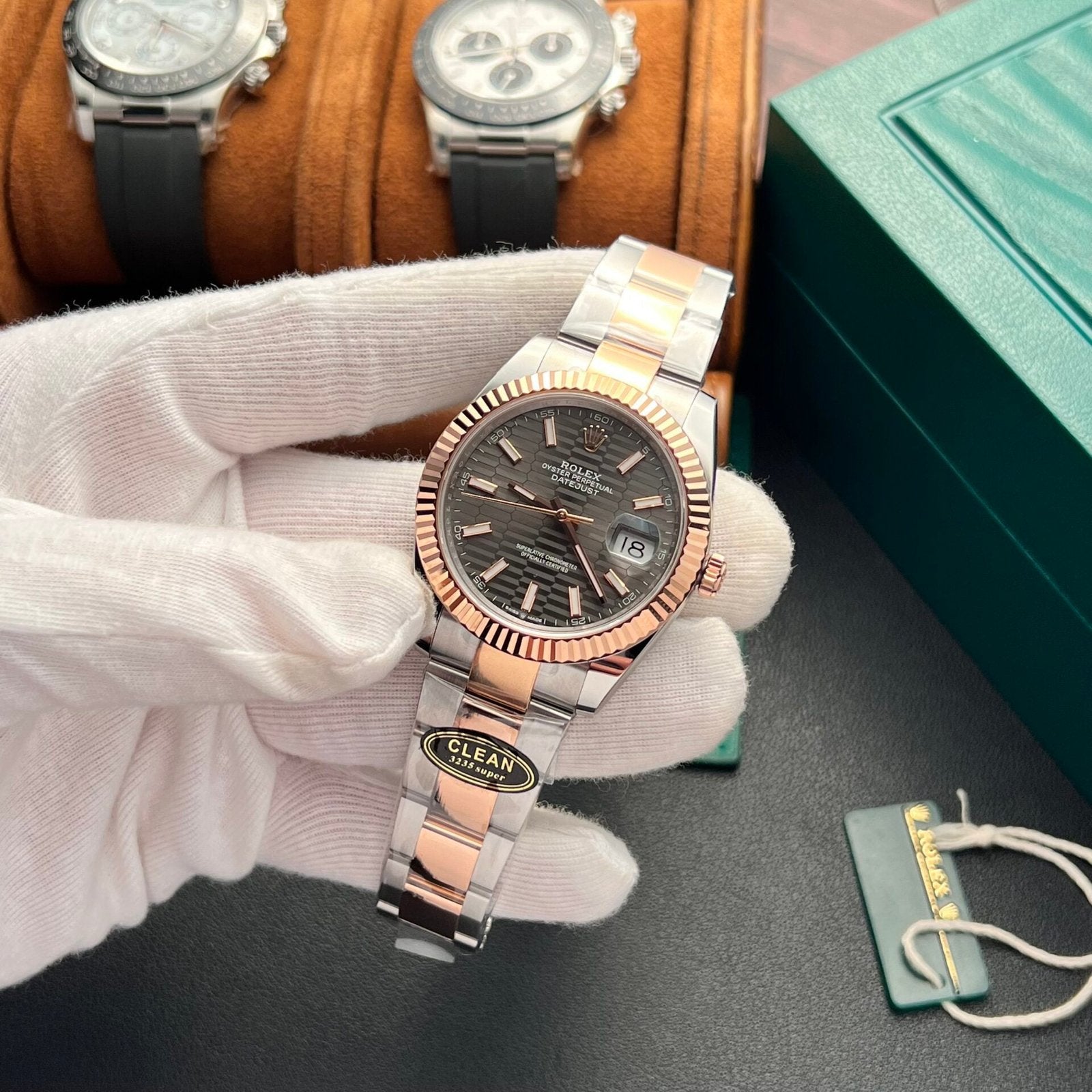Rolex DateJust 126331 Watch Gray Dial Oyster Strap 41mm