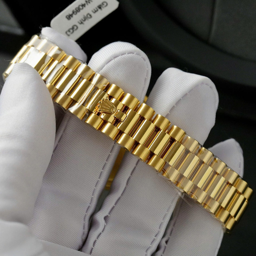 Rolex DateJust Butterfly Dial Gold Wrapped 18K + Diamonds Moissanite 31mm