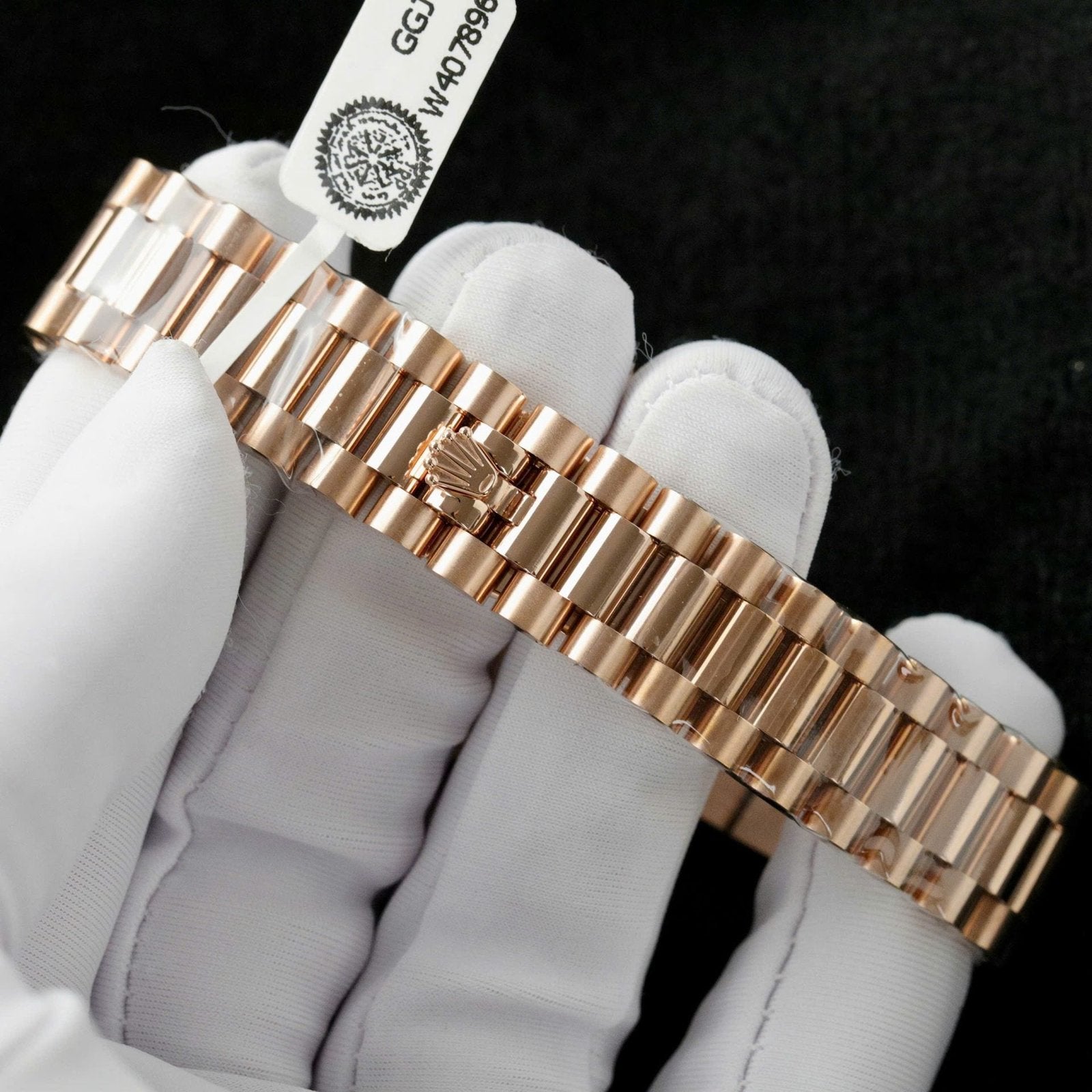 Rolex DateJust Butterfly Dial Watch Rose Gold Wrapped 18K + Diamonds Moissanite 31mm