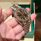 Rolex Watch DateJust Chocolate Dial 41mm