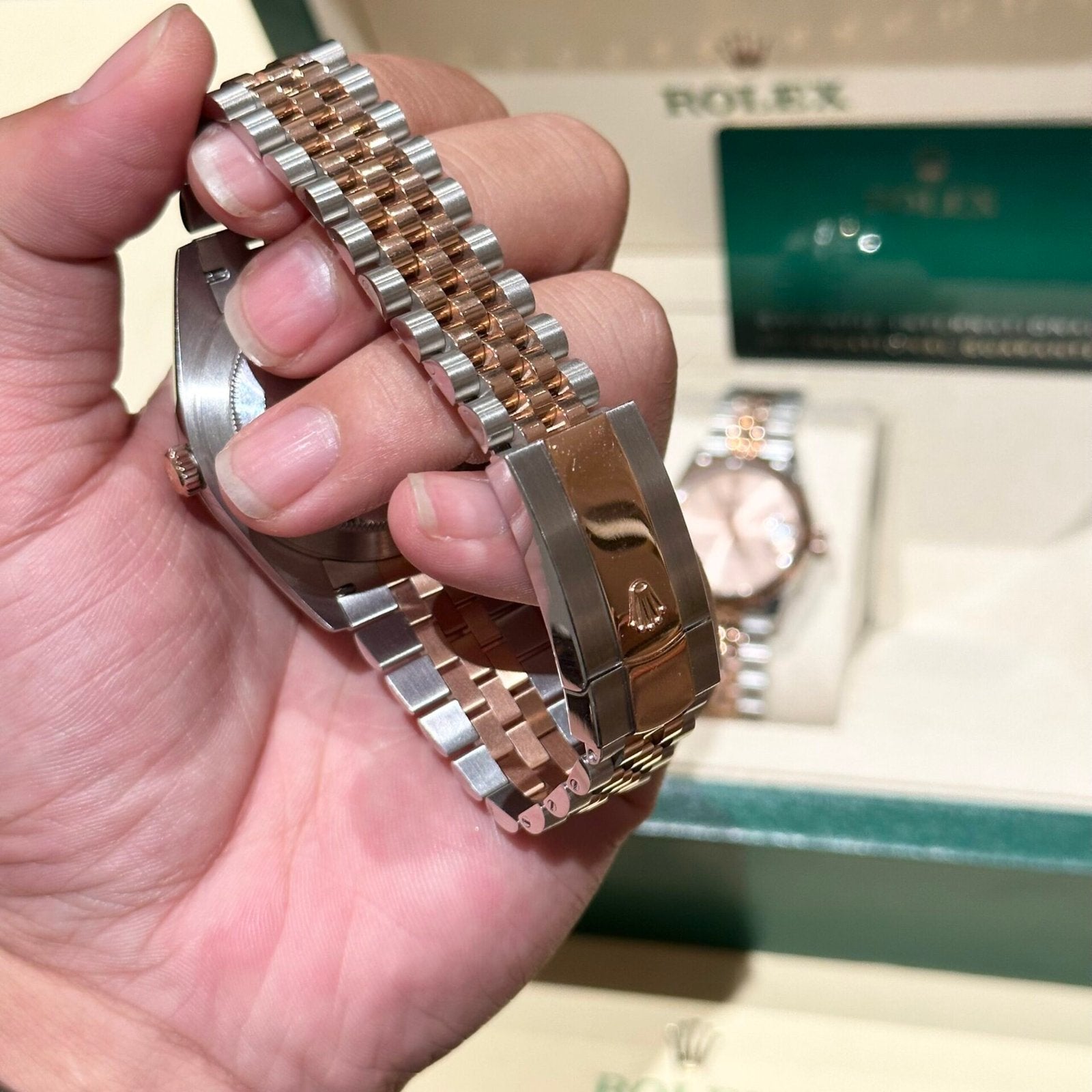 Rolex Watch Date Just Chocolate Dial 41mm