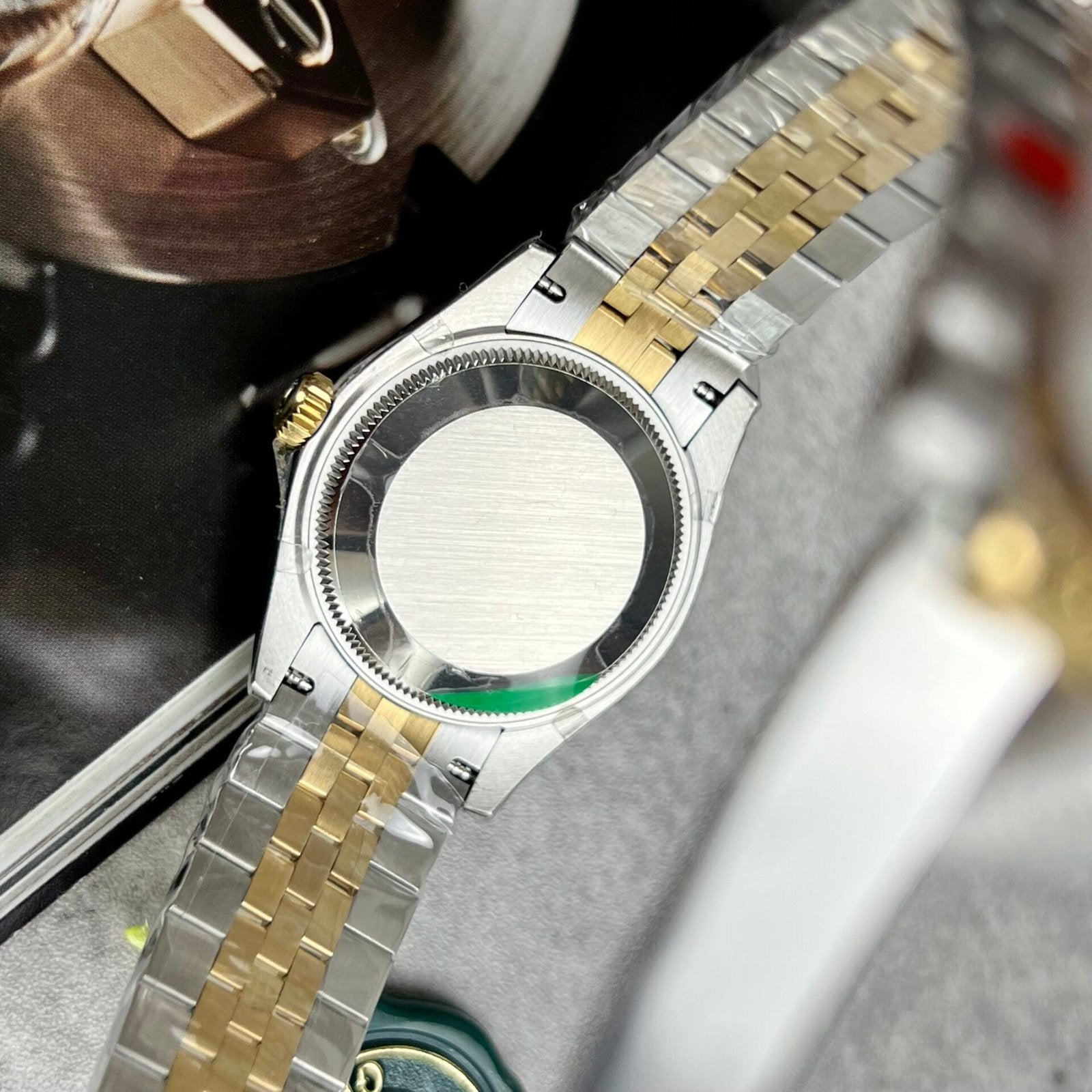 Rolex Watch Date Just Mother of Pearl Dial Demi Gold Dial 31mm