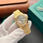 Rolex DateJust Mother Of Pearl Dial Watch With Diamonds 36mm