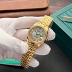 Rolex DateJust Mother Of Pearl Dial Watch With Diamonds 36mm