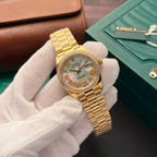 Rolex DateJust Mother Of Pearl Dial Watch With Diamonds 36mm