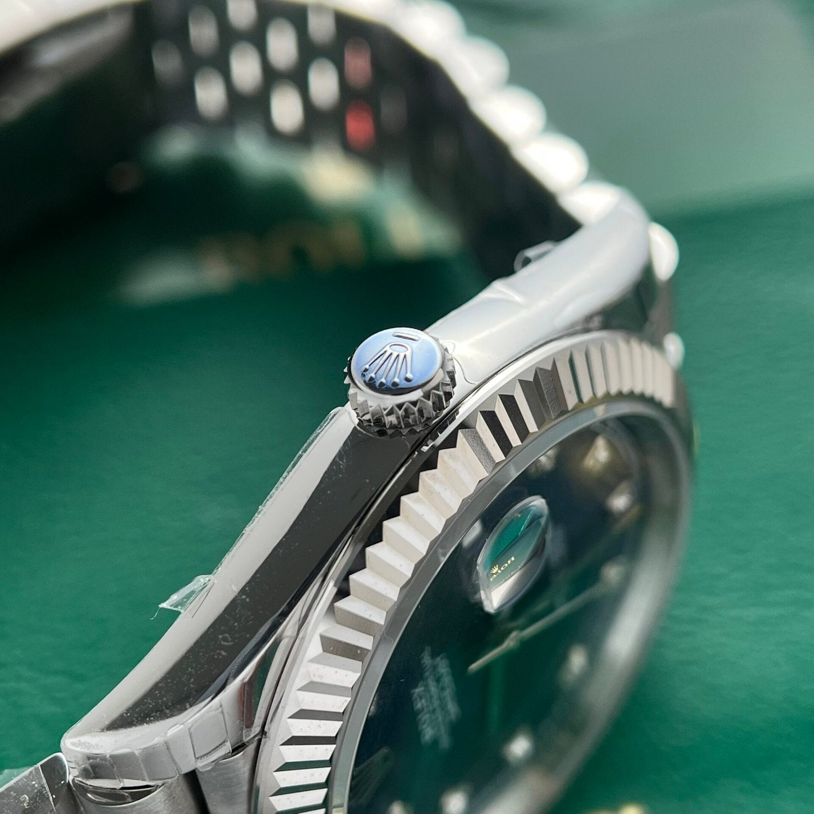 Rolex Date Just Watch Blue Dial Jubilee Strap 36-41mm