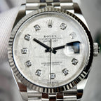 Rolex DateJust Watch Meteorite Dial 41mm