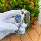 Rolex DateJust Blue Dial Watch Jubilee Strap 36mm
