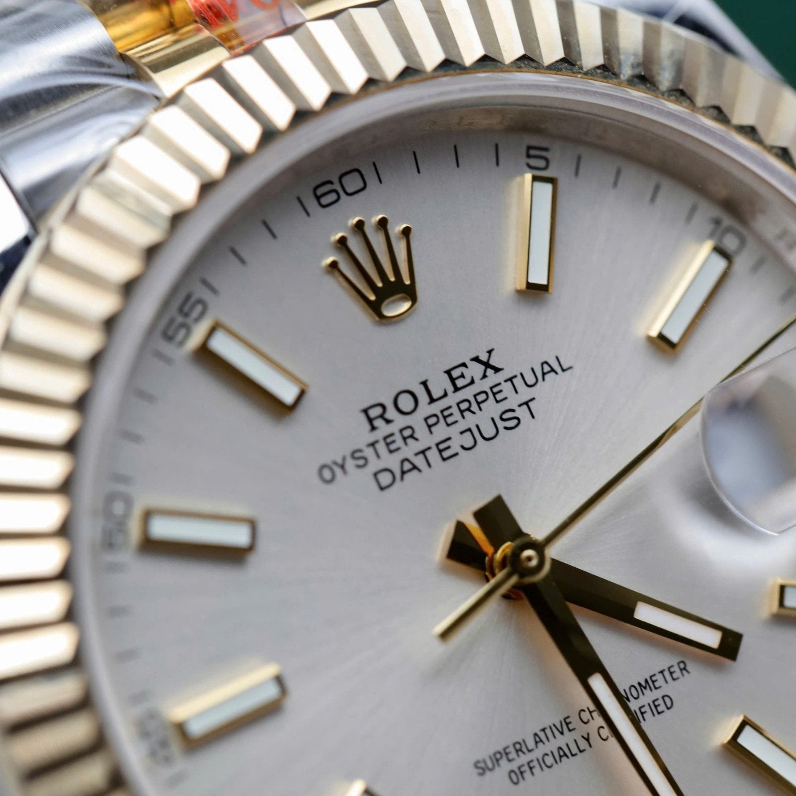 Rolex DateJust Men Good Watch 18K Gold Wrapped 41mm