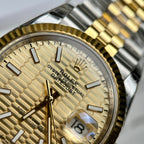 Rolex Date Just Watch Yellow Dial 36/41mm