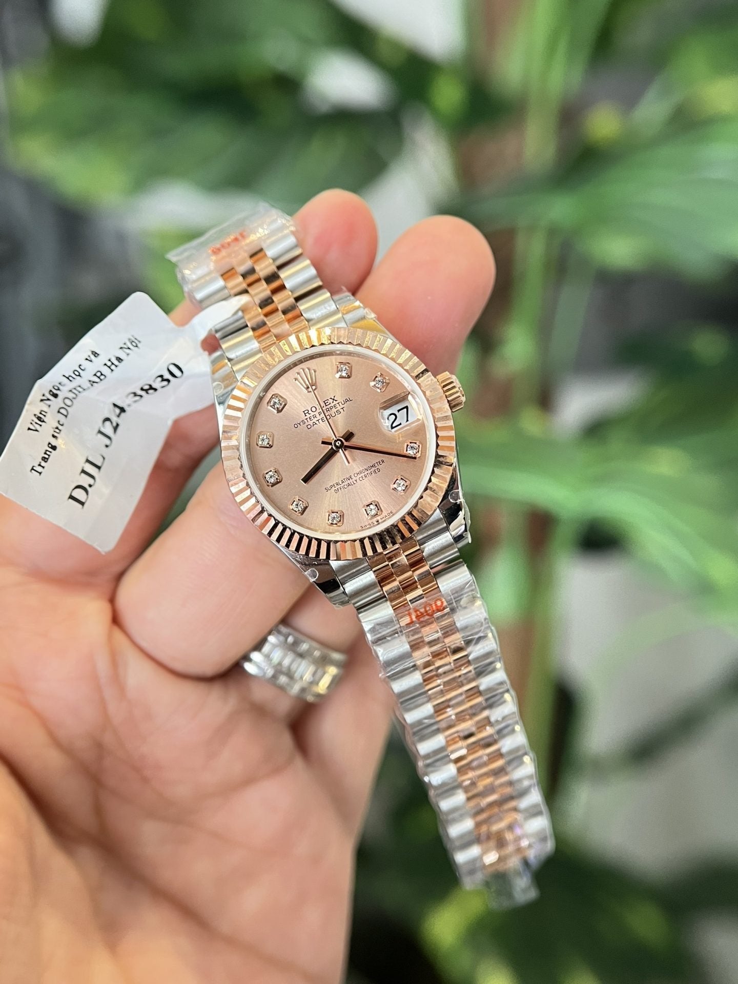 Rolex Watch Date Just Gold Wrapped Womens 31mm