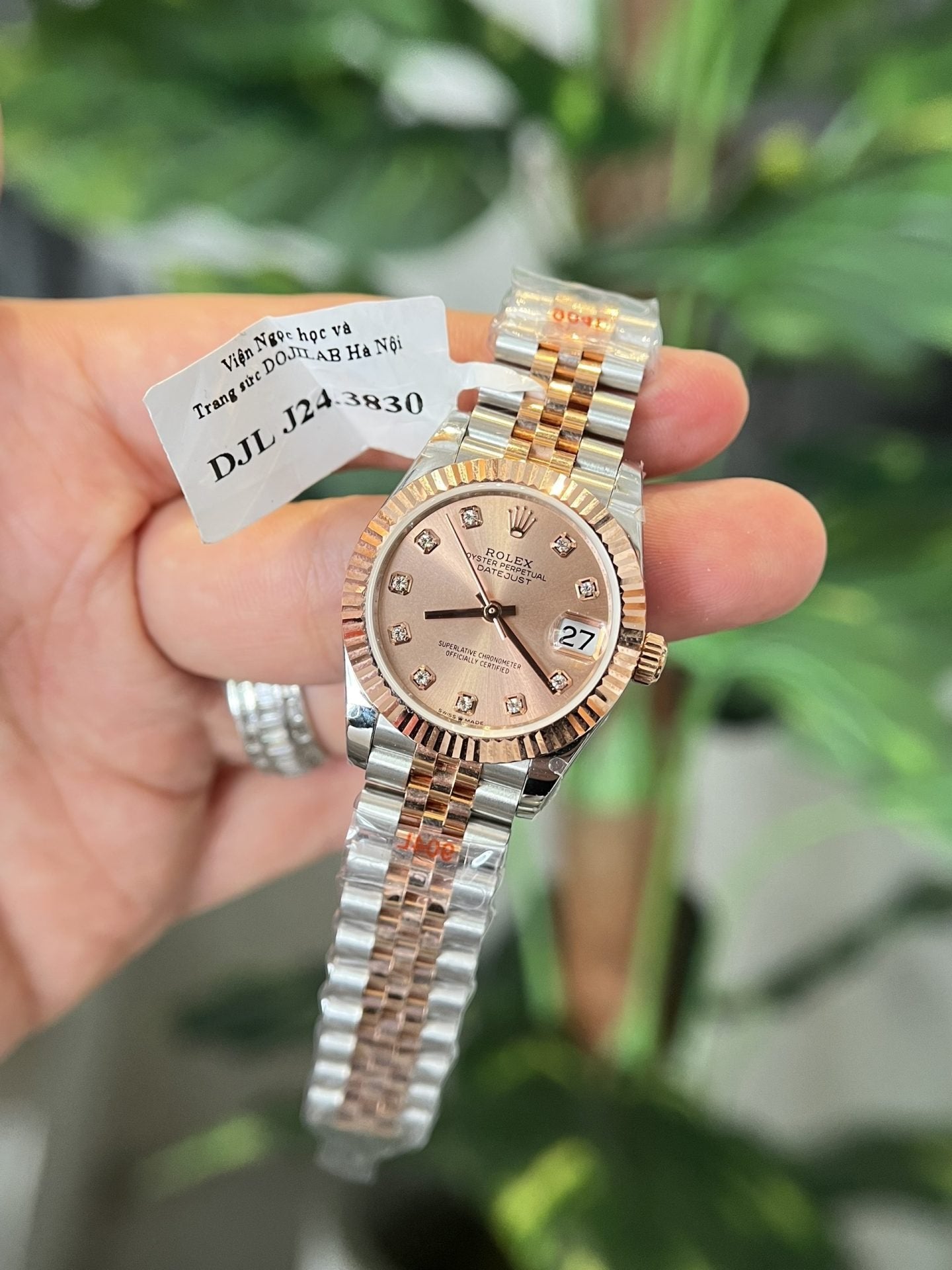Rolex Watch Date Just Gold Wrapped Womens 31mm