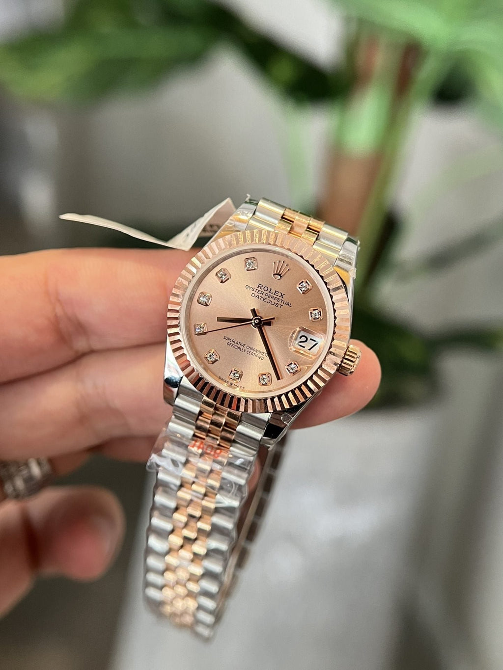 Rolex Watch Date Just Gold Wrapped Womens 31mm