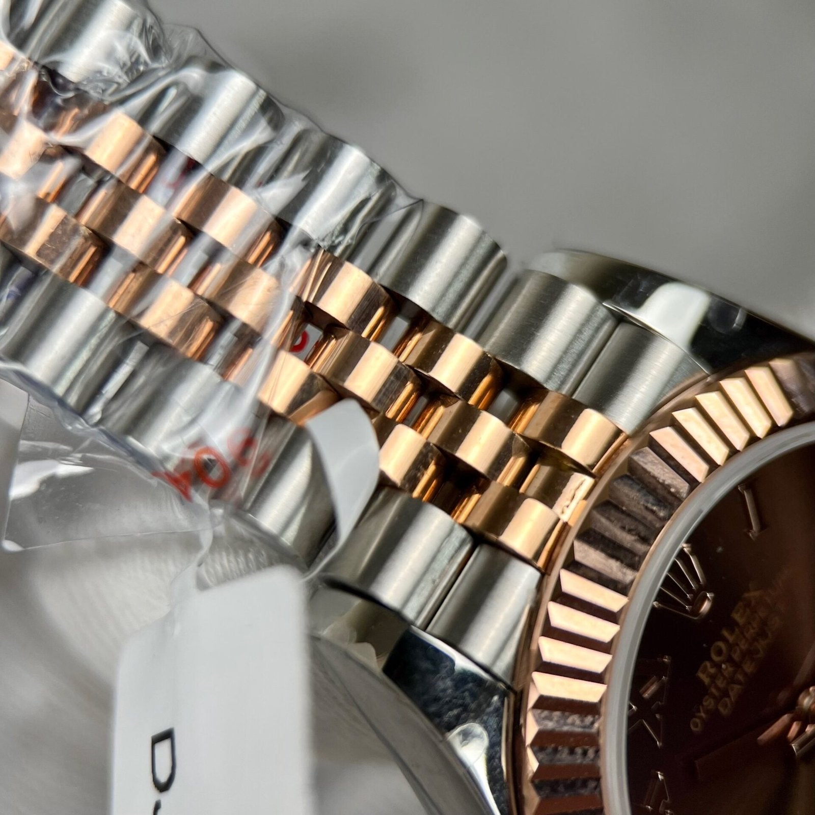 Rolex DateJust Watch Gold Wrapped Chocolate Dial 31mm