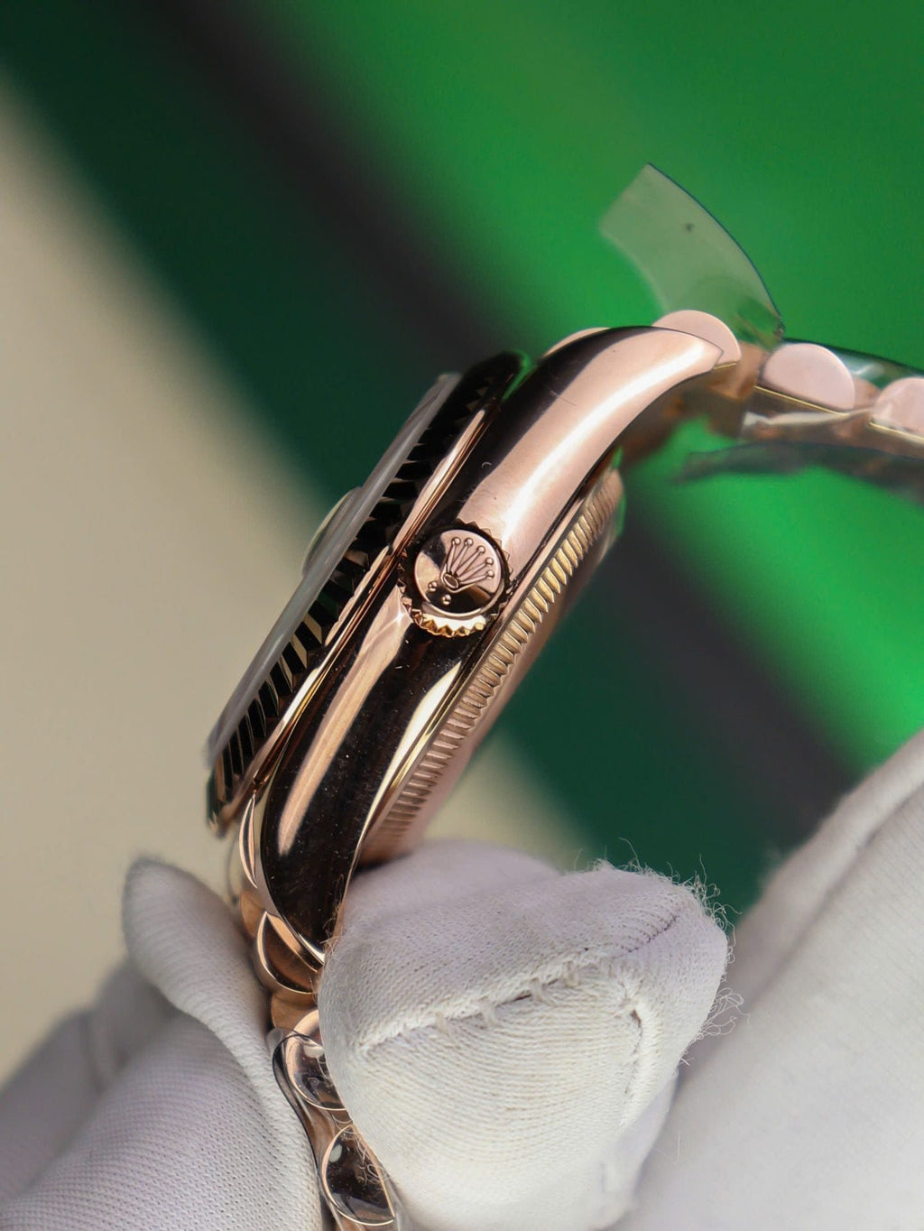 Rolex DateJust Women Watch Gold Wrapped Chocolate Dial 28mm