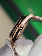 Rolex DateJust Women Watch Gold Wrapped Chocolate Dial 28mm