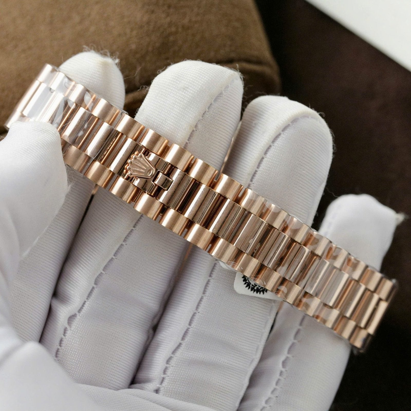 Rolex DateJust Women Gold Wrapped + Ruby Baguette + Diamonds Moissanite 31mm